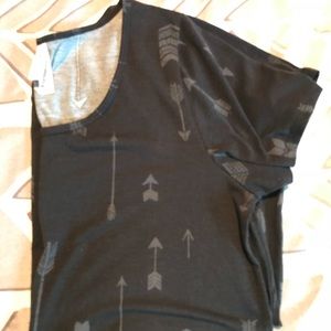 Lularoe Black Classic Gray Arrows Classic